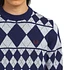 Fred Perry - Panelled Argyle Jumper