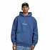 Bouquet Embroidered Pullover Hood (Washed Navy)