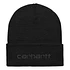 Script Beanie (Black / Black)