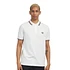 Twin Tipped Fred Perry Polo Shirt (Snow White / Burnt Red / Navy)