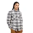 Insulated Organic Cotton MW Fjord Flannel Shirt (Ice Caps / Smolder Blue)