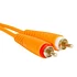 UDG - Ultimate Audio Cable Set RCA - RCA Orange Straight 1,5m