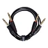 UDG - Ultimate Audio Cable Set 1/4'' Jack-1/4'' Jack Black Straight 1,5m