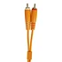 UDG - Ultimate Audio Cable Set RCA Straight-RCA Angled Orange 3m