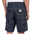 Carhartt WIP - Single Knee Short "Smith" Denim, 13.5 oz