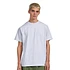 S/S Script Embroidery T-Shirt (Ash Heather / White)