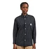 W' L/S Orlean Shirt Poplin, 3.9 oz (Orlean Stripe / Black / White)