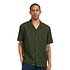 Linen Short Sleeved Shirt (Hunter Green)