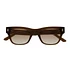 Aki Sunglasses (Chocolate / Brown Gradient Lens)
