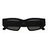 Eclipse Sunglasses (Matt Black / Green Solid Lens)