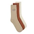 Valley Grove Embroidered Socks (3 Pack) (Sandstone)