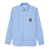 Lacoste - Striped Button Collar Badge Shirt