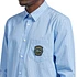 Lacoste - Striped Button Collar Badge Shirt