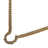 Double Chain Laurel Wreath Necklace (Gold)