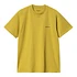 S/S American Script T-Shirt (Golden Olive)