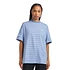 W' S/S Bryna T-Shirt (Bryna Stripe / Charm Blue / White)