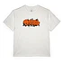 Throw T-Shirt (White / Black & Orange)