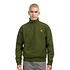 Half Zip American Script Sweat (Tarragon)