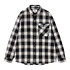 L/S Witten Shirt "Herringbone", 10.56 oz (Witten Check / Natural)