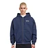 Hooded Think Tank Sweat Jacket (Blue / White)