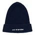 Shetland Wool Knit Cap (Blue)