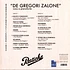 Zalone De Gregori - Pastiche Black Vinyl Edition