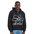 Flower Logo Zip Hoodie (Black)