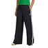 3 Stripes Wide Leg Pant Loose French Terry (Black)