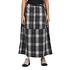 Wool Paneled Skirt (Shadow Plaid)