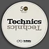 Technics 12" 50th Limited Edition Slipmats (2 Pieces) (White)