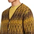 Beams Plus - Cardigan Double Jacquard Chevron Pattern