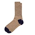 Tweed Nep Crew Socks (Beige)