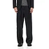 Wide Pleated Trouser (Black)