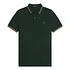 Twin Tipped Fred Perry Shirt (Night Green / Silver Blue / Marmaladealade)