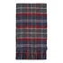 Wool Cashmere Tartan Scarf (Blue Granite)