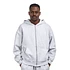 Organic Oversized Zip Hood (Snow Melange)