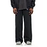 Organic Straight Leg Sweatpants (Deep Black)