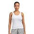 Women Organic Rib Tank Top (Snow Melange)