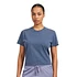 Organic Boxy Crop Tee (Neptune Blue)