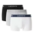 Stretch Logo Waist Trunks (Pack of 3) (Black / White / Silver Chine)