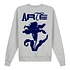 Big Carnation Flower Crewneck (Grey)