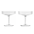 ferm LIVING - Ripple Champagne Saucers Set of 2