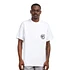 S/S Fragments Pocket T-Shirt (White / Black)