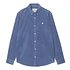 L/S Madison Fine Cord Shirt (Blue Iris / Wax)