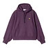 W' Hooded American Script Sweat (Huckleberry)