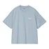 S/S Signature Script T-Shirt (Frosted Blue / White)