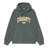 Hooded Library Sweat (Conifer Garment Dyed)