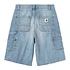 Carhartt WIP - W' Brandon Single Knee Short "Camano" Denim, 12 oz