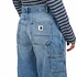 Carhartt WIP - W' Brandon Single Knee Short "Camano" Denim, 12 oz