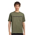 Printed Cross Crew Neck T-shirt (Olive)